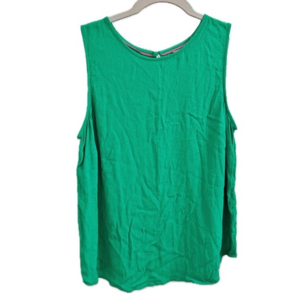 Boden Viscose Lightweight Tank Top in Kelly Green